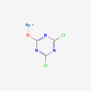 molecular formula C3Cl2N3NaO B1602967 1,3,5-Triazin-2(1H)-one, 4,6-dichloro-, sodium salt CAS No. 2736-18-7