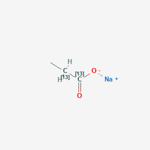 molecular formula C3H5NaO2 B1602970 Sodium propionate-1,2-13C2 CAS No. 83587-75-1