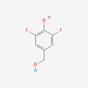 molecular formula C7H6F2O2 B1602975 2,6-Difluoro-4-(hydroxymethyl)phenol CAS No. 206198-07-4