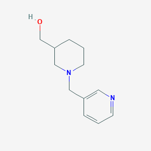 molecular formula C12H18N2O B1602976 [1-(Pyridin-3-ylmethyl)piperidin-3-yl]methanol CAS No. 331978-27-9
