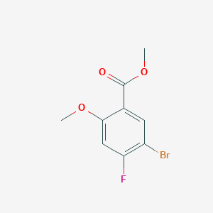molecular formula C9H8BrFO3 B1602979 Methyl 5-bromo-4-fluoro-2-methoxybenzoate CAS No. 314298-22-1