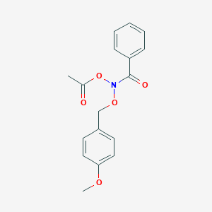 N-(Acetyloxy)-N-((4-methoxyphenyl)methoxy)benzamide
