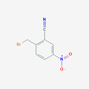 molecular formula C8H5BrN2O2 B1602983 2-(Bromomethyl)-5-nitrobenzonitrile CAS No. 288252-67-5