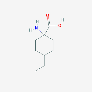 molecular formula C9H17NO2 B1602987 1-Amino-4-ethylcyclohexanecarboxylic acid CAS No. 69164-36-9
