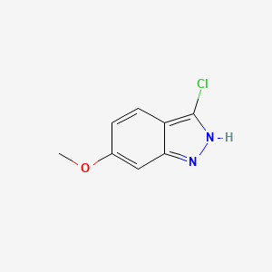 molecular formula C8H7ClN2O B1602988 3-Chloro-6-methoxy-1H-indazole CAS No. 362512-38-7