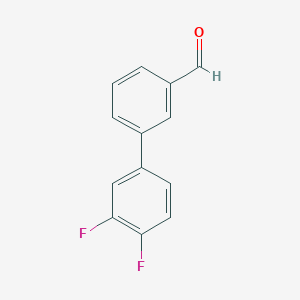 molecular formula C13H8F2O B1602995 3-(3,4-Difluorophenyl)benzaldehyde CAS No. 343604-41-1
