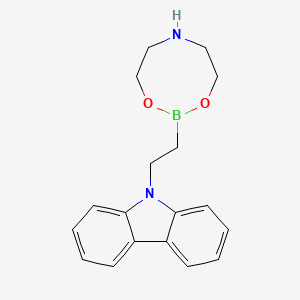 molecular formula C18H21BN2O2 B1602996 2-(2-(9H-Carbazol-9-yl)ethyl)-1,3,6,2-dioxazaborocane CAS No. 501014-45-5