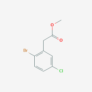 molecular formula C9H8BrClO2 B1602998 2-(2-溴-5-氯苯基)乙酸甲酯 CAS No. 455957-76-3