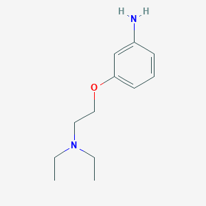 molecular formula C12H20N2O B1603008 3-[2-(Diethylamino)ethoxy]aniline CAS No. 34334-19-5