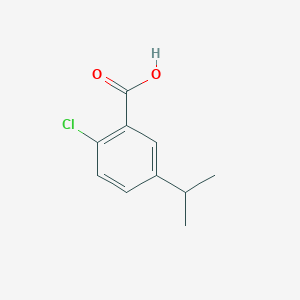 molecular formula C10H11ClO2 B1603019 2-氯-5-异丙基苯甲酸 CAS No. 1160575-02-9