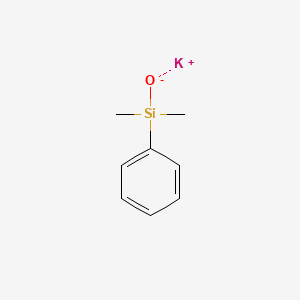 molecular formula C8H11KOSi B1603025 Potassium dimethylphenylsilanolate CAS No. 59413-34-2
