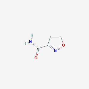 molecular formula C4H4N2O2 B1603040 异恶唑-3-甲酰胺 CAS No. 29065-91-6