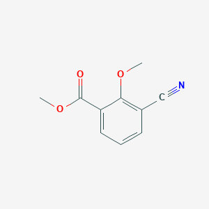 molecular formula C10H9NO3 B1603042 Methyl 3-cyano-2-methoxybenzoate CAS No. 406938-72-5
