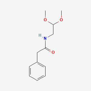 molecular formula C12H17NO3 B1603045 N-(2,2-Dimethoxyethyl)-2-phenylacetamide CAS No. 89314-87-4