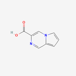 molecular formula C8H6N2O2 B1603051 Pyrrolo[1,2-a]pyrazine-3-carboxylic acid CAS No. 588720-53-0