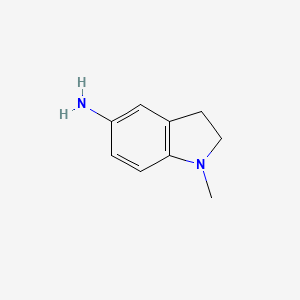 molecular formula C9H12N2 B1603054 1-Methylindolin-5-amine CAS No. 64180-07-0
