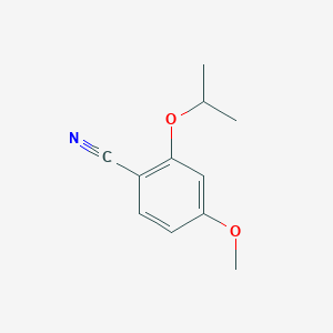 molecular formula C11H13NO2 B1603055 2-Isopropoxy-4-methoxybenzonitrile CAS No. 548472-47-5