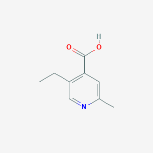 molecular formula C9H11NO2 B1603056 5-Ethyl-2-methylisonicotinic acid CAS No. 855270-32-5