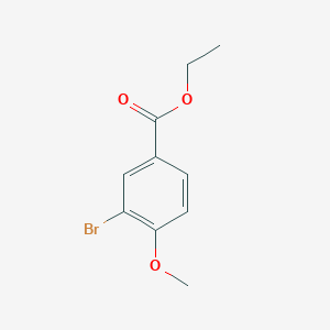 molecular formula C10H11BrO3 B1603067 Ethyl 3-bromo-4-methoxybenzoate CAS No. 460079-82-7