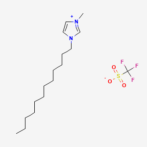 molecular formula C17H31F3N2O3S B1603071 1-Dodecyl-3-methylimidazolium triflate CAS No. 404001-52-1