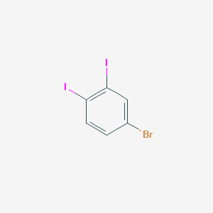 molecular formula C6H3BrI2 B1603072 4-Bromo-1,2-diiodobenzene CAS No. 21521-54-0