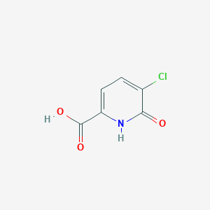 molecular formula C6H4ClNO3 B1603073 5-Chloro-6-oxo-1,6-dihydropyridine-2-carboxylic acid CAS No. 103997-21-3