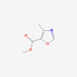 molecular formula C6H7NO3 B1603076 4-甲基恶唑-5-甲酸甲酯 CAS No. 23012-23-9