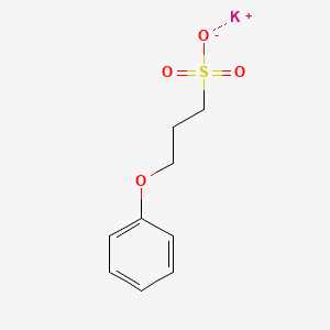 molecular formula C9H11KO4S B1603086 Potassium 3-phenoxypropanesulphonate CAS No. 89574-82-3