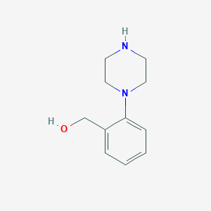 molecular formula C11H16N2O B1603090 2-(1-Piperazinyl)benzylalcohol CAS No. 321909-01-7