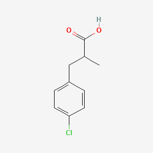 molecular formula C10H11ClO2 B1603098 3-(4-Chlorophenyl)-2-methylpropanoic acid CAS No. 1012-17-5