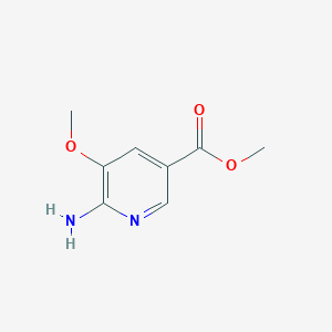 molecular formula C8H10N2O3 B1603099 6-氨基-5-甲氧基烟酸甲酯 CAS No. 365413-06-5