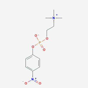 molecular formula C11H17N2O6P B016031 p-Nitrophenyl phosphorylcholine CAS No. 21064-69-7