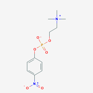 molecular formula C11H17N2O6P B016031 p-Nitrophenylphosphorylcholine CAS No. 21064-69-7