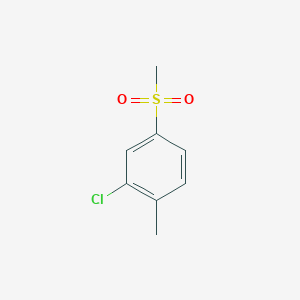 molecular formula C8H9ClO2S B160310 2-Chloro-1-methyl-4-(methylsulfonyl)benzene CAS No. 1671-18-7