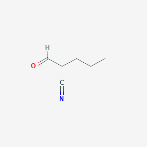 molecular formula C6H9NO B1603100 2-Formylpentanenitrile CAS No. 63744-92-3