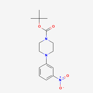 molecular formula C15H21N3O4 B1603102 Tert-butyl 4-(3-nitrophenyl)piperazine-1-carboxylate CAS No. 206879-94-9