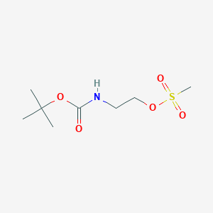 molecular formula C8H17NO5S B1603108 2-((Tert-butoxycarbonyl)amino)ethyl methanesulfonate CAS No. 96628-67-0