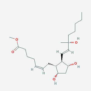 molecular formula C22H38O5 B160311 15(R)-15-methyl Prostaglandin F2alpha methyl ester CAS No. 35700-22-2