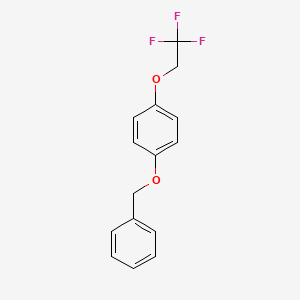 molecular formula C15H13F3O2 B1603112 1-(Benzyloxy)-4-(2,2,2-trifluoroethoxy)benzene CAS No. 200956-20-3