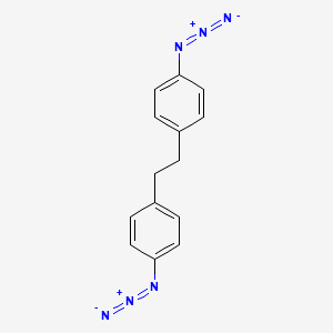 molecular formula C14H12N6 B1603121 4,4'-Diazidodiphenyl ethane CAS No. 72695-23-9