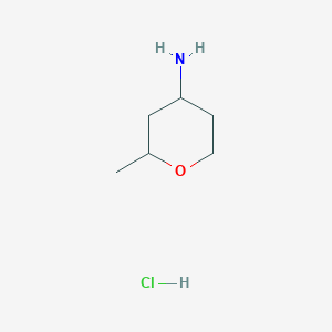 molecular formula C6H14ClNO B1603122 4-Amino-methyltetrahydropyran hydrochloride CAS No. 827046-87-7