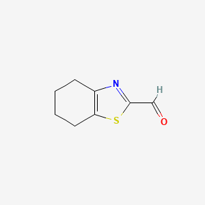 molecular formula C8H9NOS B1603127 4,5,6,7-Tetrahydro-1,3-benzothiazole-2-carbaldehyde CAS No. 884504-72-7