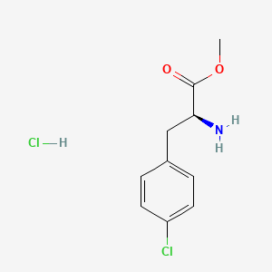 molecular formula C10H13Cl2NO2 B1603134 4-Chloro-L-phenylalanine methyl ester hydrochloride CAS No. 60594-65-2