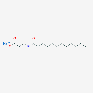 molecular formula C16H30NNaO3 B1603138 月桂酰甲基氨基丙酸钠 CAS No. 21539-58-2