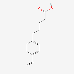 molecular formula C13H16O2 B1603145 5-(4-Ethenylphenyl)pentanoic acid CAS No. 121739-61-5