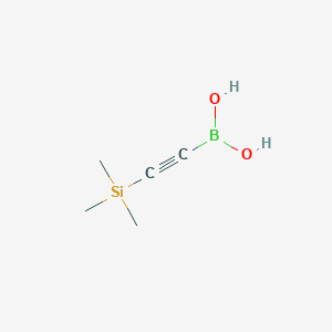 molecular formula C5H11BO2Si B1603149 Trimethylsilylethynylboronic acid CAS No. 491876-41-6