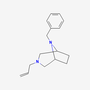 molecular formula C16H22N2 B1603152 3-Allyl-8-benzyl-3,8-diazabicyclo[3.2.1]octane CAS No. 415979-07-6