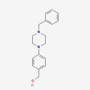 molecular formula C18H22N2O B1603159 [4-(4-Benzylpiperazin-1-yl)phenyl]methanol CAS No. 325796-34-7