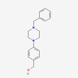 molecular formula C18H22N2O B1603159 4-(4-N-Benzylpiperazinyl)benzylalcohol CAS No. 325796-34-7