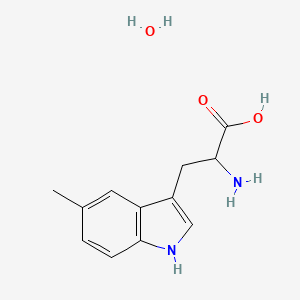 molecular formula C12H16N2O3 B1603163 5-Methyl-DL-tryptophan hydrate CAS No. 207556-14-7
